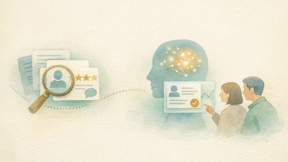 HR team reviewing AI-generated employer narrative for drift