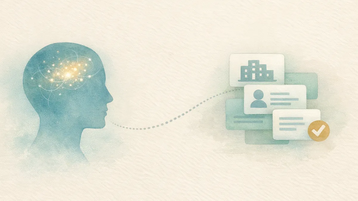 Candidate using AI assistant to research an employer